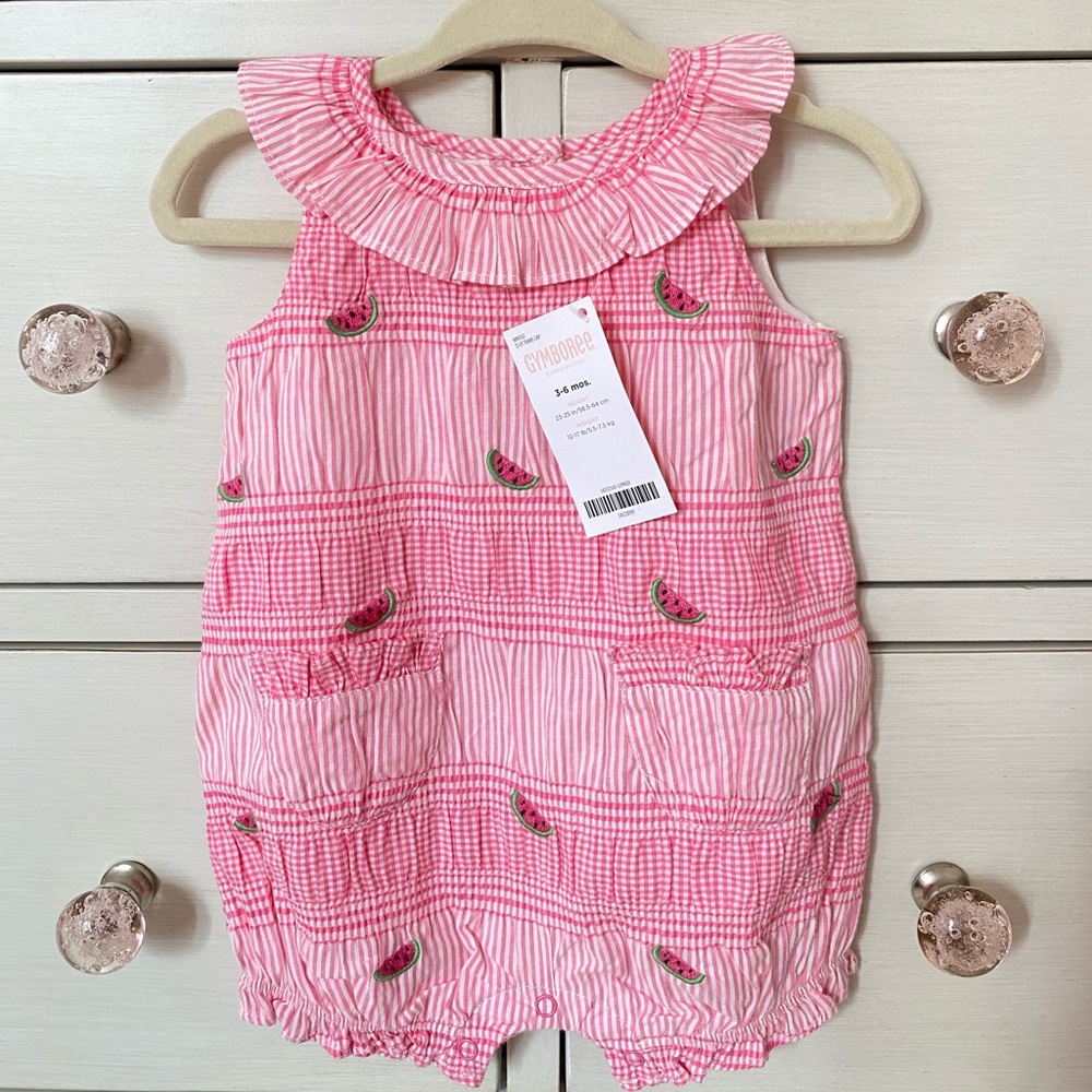 Watermelon Spring/Summer Romper